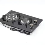Parrilla 2 Quemadores Maxims Jzbs2s Cristal Templado