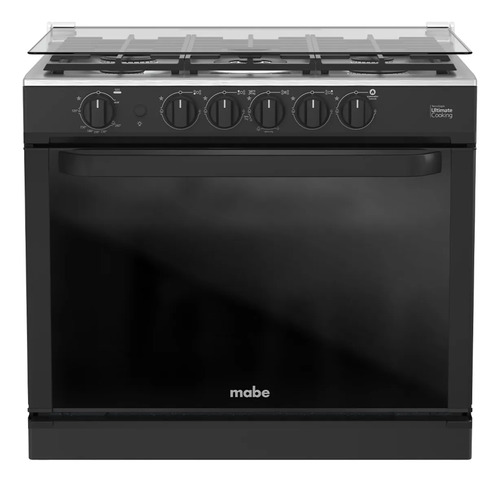 Estufa De Empotre Mabe 80 Cm Horno 126 L Black Slate A Gas Negro