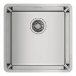 Tarja Teka Be Line Rs15 40.40 Acero Inox Pulido Submontar Inox