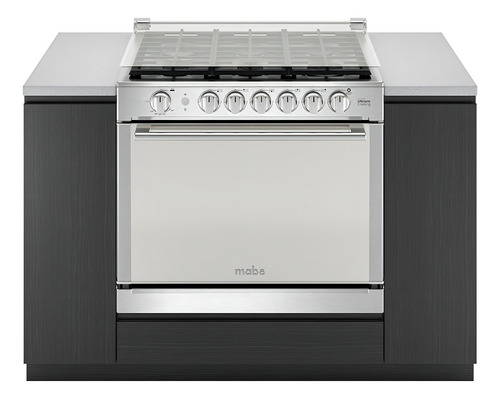 Cocina Mabe Xoc80790ct Color Acero Inoxidable Con Puerta Con Visor