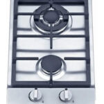 Parrilla Maxims 2 Quemadores Gas Acero Inoxidable Jzbs2 Gris
