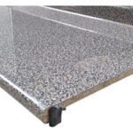 Cubierta De Cocina Kober 4550-01 Granite 3.00 M * 64.5 Cm Gris