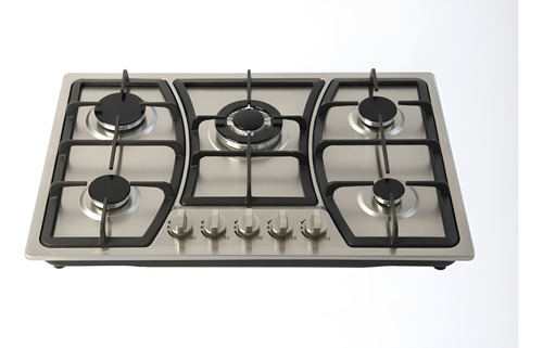 Parrilla A Gas Maxims Jzbs5a7 Color Plateado 5 Quemadores