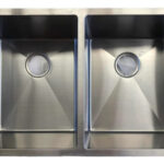 Tarja De Cocina Maxims A1 8350 Acero Inox Pulido 50x83mm