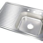Tarja De Cocina De Empotrar Maxims T1010, Fregadero Con Escurridor Al Lado Izquierdo De Acero Inoxidable Calibre 23 Acab
