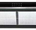 Campana De Pared Extractora Cocina 80cm Negra Axcent Color N