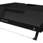 Campana Supra  Extractora Empotrable  Negra De 76 Cm