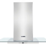 Campana Extractora Purificadora De Cocina Io Mabe Io9018ci4i Ac. Inox. Y Vidrio Isla 900mm X 47.64mm X 700mm Acero Inoxi