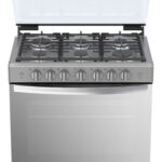Estufa Empotrable Whirlpool Wer3000d Gas Envasado 6 Quemadores  Gris 127v Puerta Con Visor 5.1ft³