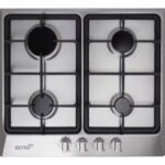 Parrilla A Gas Acros Ap2420s 60 Cm Acero Inox. 4 Quemadores