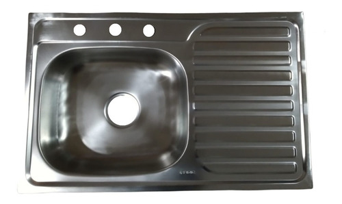 Tarja Fregadero De Empotre Fidic 80cm Derecho Acero Inox