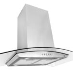 Campana Extractora  Supra Ci Ac. Inox. Y Cristal Isla  90cm
