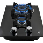 Parrilla A Gas Supra Domino Glass Negra 110v - 127v